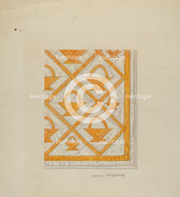 Quilt, 1935/1942. Creator: J. Herman McCollum.