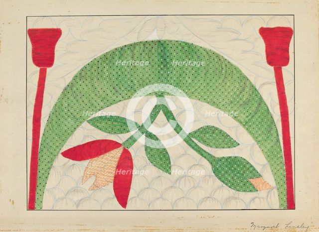 Quilt, 1935/1942. Creator: Margaret Linsley.