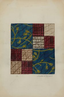 Quilt, 1935/1942. Creator: Ralph N. Morgan