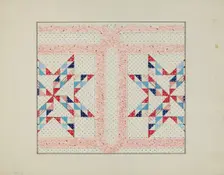 Quilt, 1935/1942. Creator: Unknown