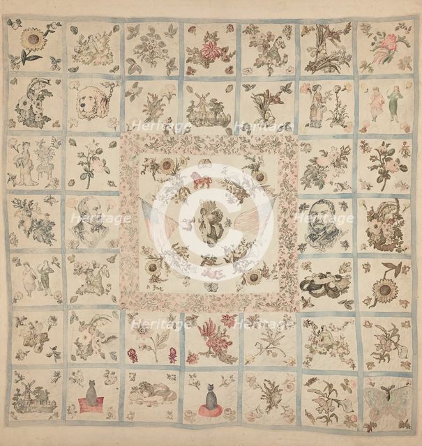 Quilt, 1935/1942. Creator: Unknown.