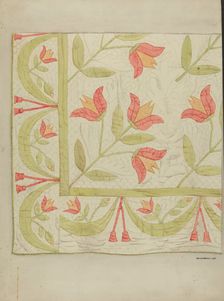 Quilt, 1937. Creator: Dayton Brown