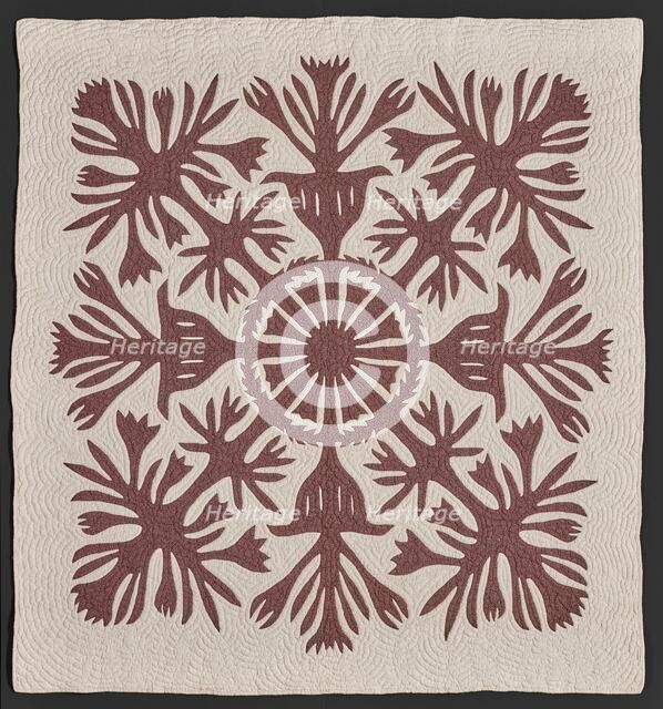 Quilt, about 1900. Creator: Unknown.