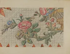 Quilt (Bed Coverlet), c. 1936. Creator: Francis Law Durand
