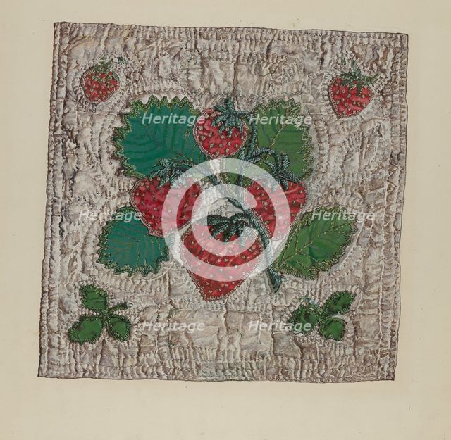 Quilt Block, 1935/1942. Creator: Florence Truelson.