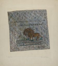 Quilt Block: "Audax et Fides", 1935/1942. Creator: Florence Truelson