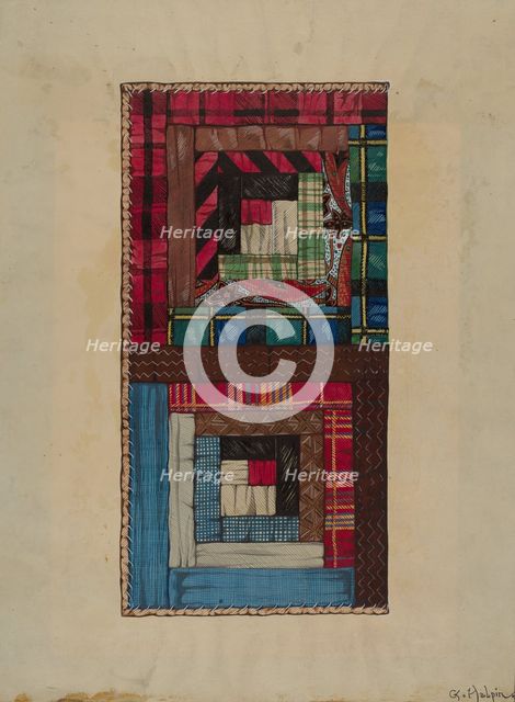 Quilt, c. 1936. Creator: Grace Halpin.