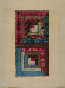 Quilt, c. 1936. Creator: Grace Halpin