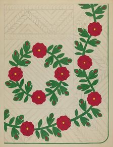Quilt, c. 1936. Creator: Katherine Hastings