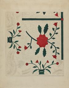 Quilt, c. 1936. Creator: Robert Stewart