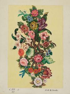 Quilt, c. 1936. Creator: Ruth M Barnes