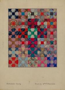 Quilt, c. 1936. Creator: William P. Shearwood
