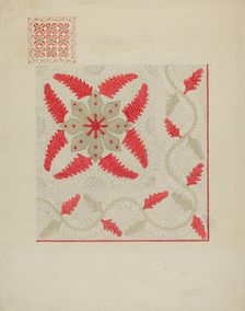 Quilt, c. 1936. Creator: Therkel Anderson