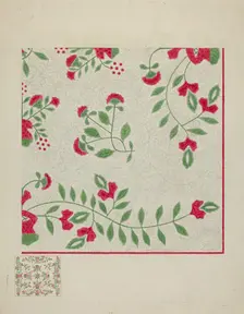 Quilt, c. 1936. Creator: Therkel Anderson