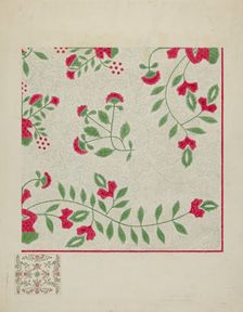 Quilt, c. 1936. Creator: Therkel Anderson