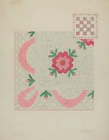Quilt, c. 1936. Creator: Therkel Anderson