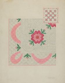 Quilt, c. 1936. Creator: Therkel Anderson