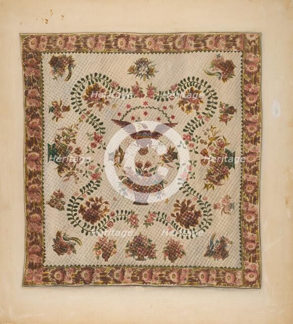 Quilt, c. 1937. Creator: Charles Bowman.