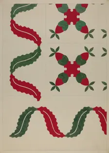 Quilt, c. 1937. Creator: Dorothy Posten