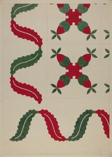 Quilt, c. 1937. Creator: Dorothy Posten