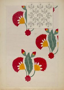 Quilt, c. 1937. Creator: Dorothy Posten