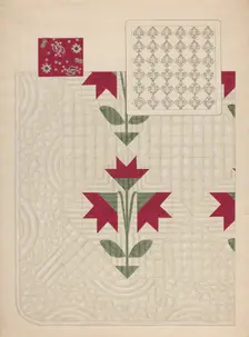 Quilt, c. 1937. Creator: Dorothy Posten