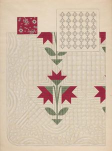 Quilt, c. 1937. Creator: Dorothy Posten
