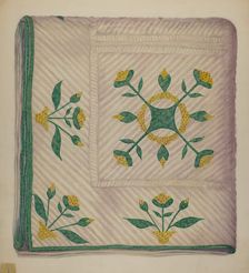 Quilt, c. 1937. Creator: Eva Wilson