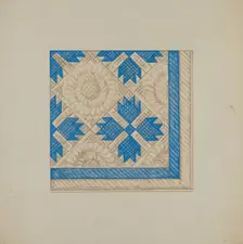 Quilt, c. 1937. Creator: Katherine Hastings