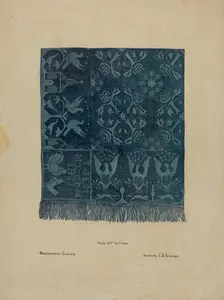 Quilt, c. 1937. Creator: Isabelle De Strange