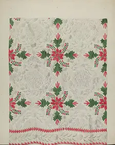 Quilt, c. 1937. Creator: James Vail