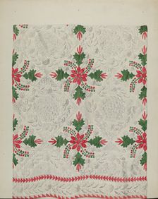Quilt, c. 1937. Creator: James Vail