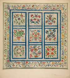 Quilt, c. 1937. Creator: Marie Alain