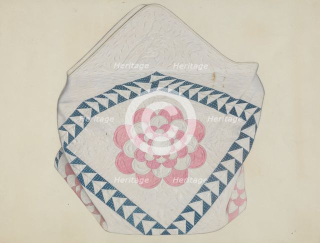 Quilt, c. 1937. Creator: William High.