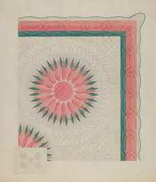 Quilt, c. 1937. Creator: Therkel Anderson