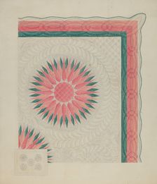 Quilt, c. 1937. Creator: Therkel Anderson