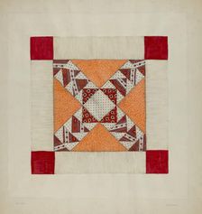 Quilt, c. 1938. Creator: Clyde L. Cheney