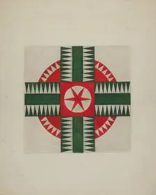 Quilt, c. 1938. Creator: Clyde L. Cheney