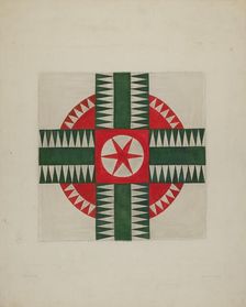 Quilt, c. 1938. Creator: Clyde L. Cheney