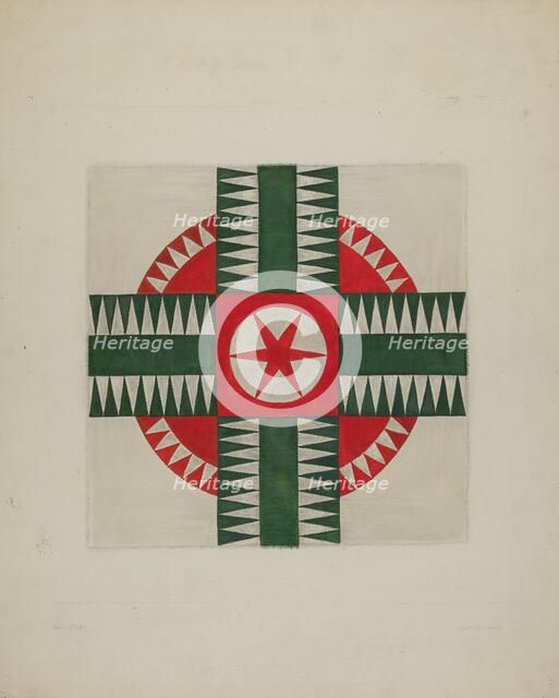 Quilt, c. 1938. Creator: Clyde L. Cheney.