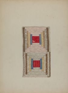 Quilt, c. 1938. Creator: Eva Wilson