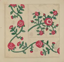 Quilt, c. 1938. Creator: Katherine Hastings