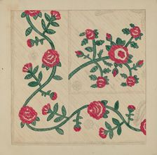 Quilt, c. 1938. Creator: Katherine Hastings