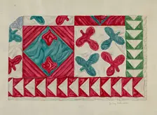 Quilt, c. 1938. Creator: LeRoy Robinson