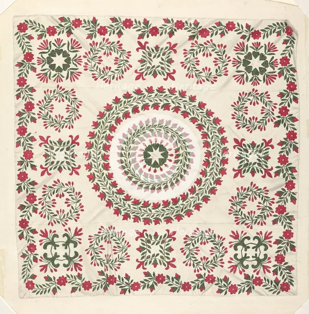 Quilt, c. 1938. Creator: Margaret Concha.