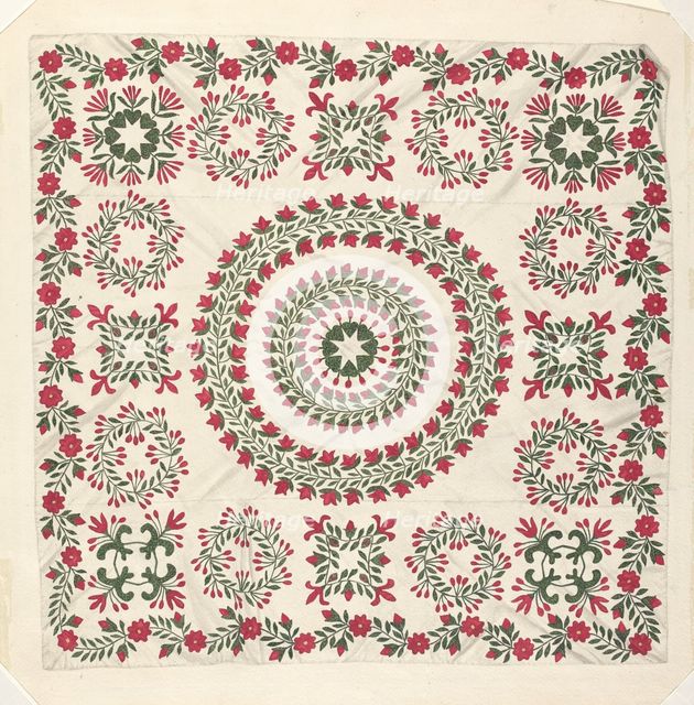 Quilt, c. 1938. Creator: Margaret Concha.