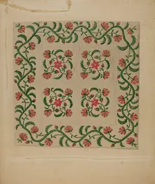Quilt, c. 1938. Creator: Marian Curtis Foster
