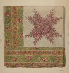 Quilt, c. 1938. Creator: Paul Ward