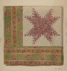 Quilt, c. 1938. Creator: Paul Ward