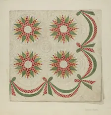 Quilt, c. 1939. Creator: Catherine Fowler